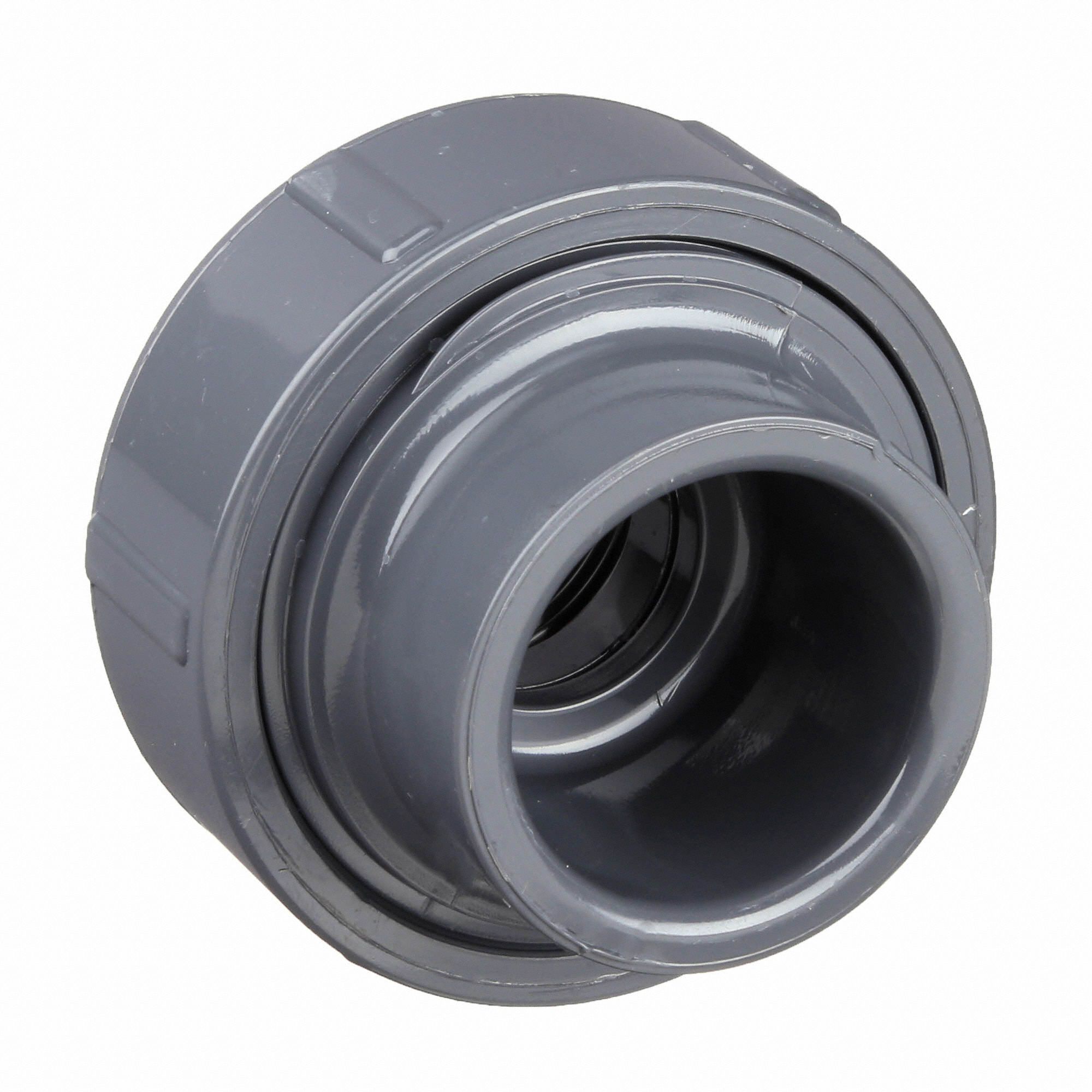 GRAINGER APPROVED PVC Union, Socket x FNPT, 1 in Pipe Size Pipe