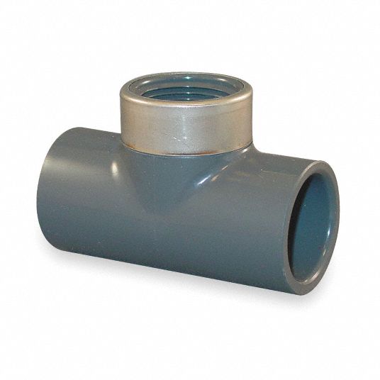 Grainger Approved Reducing Tee 1 2 In X 1 4 In X 1 2 In Fitting Pipe Size Schedule 80 Gray 3flr9 802 072sr Grainger