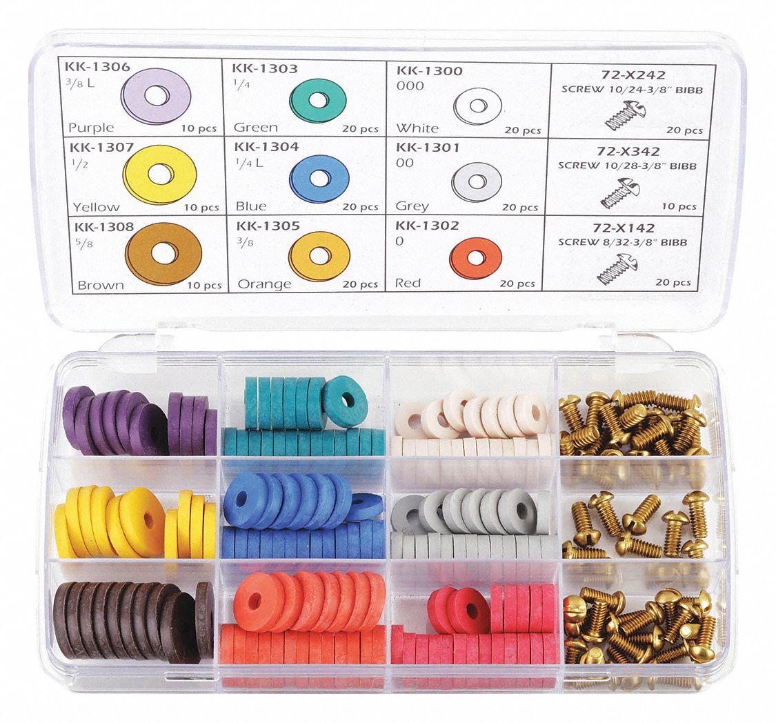 KISSLER Faucet Washer Kit, Fits Brand Universal Fit 3FLY85405004