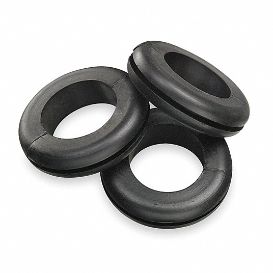 1" O.D. 3/8" I.D. PK25 1/16" Panel Thickness Rubber Grommet 