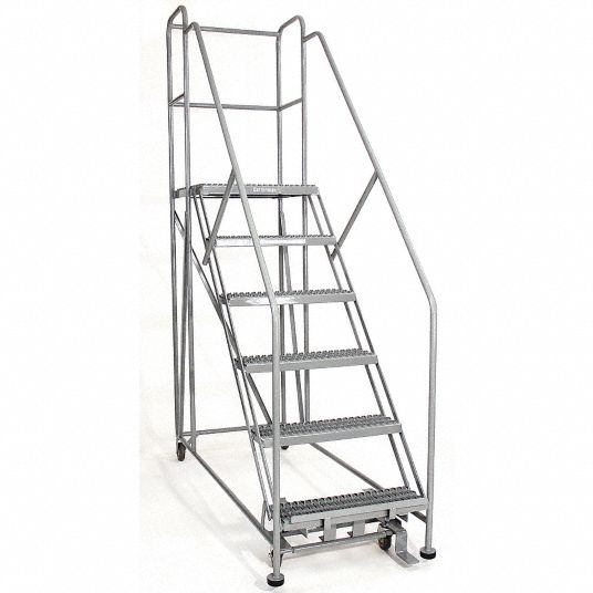 COTTERMAN, 7 Steps, 70 in, Rolling Work Platform - 3FMH2