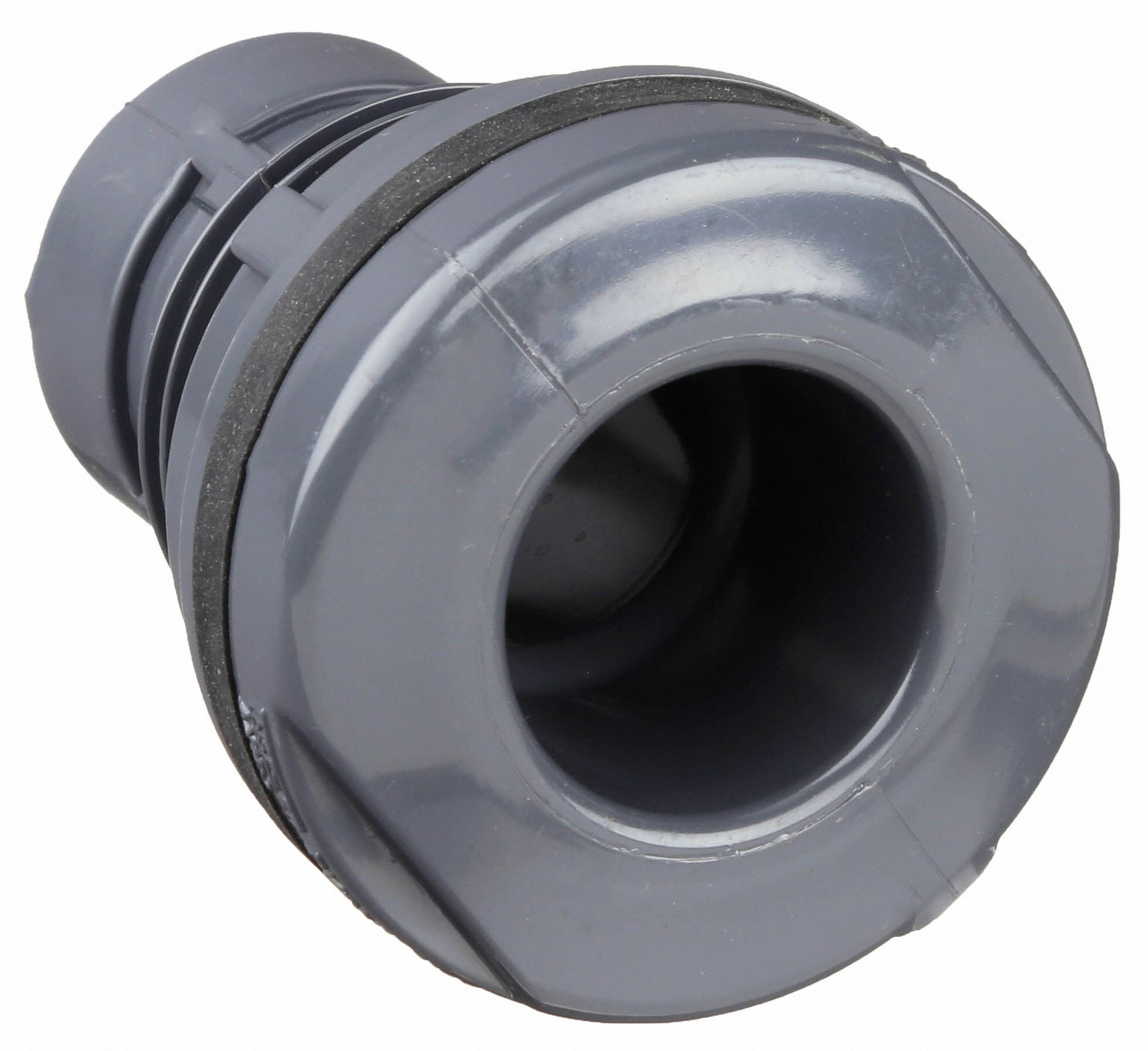 SPEARS PVC Bulkhead Tank Fitting, 4 in Pipe Size, FNPT x Socket