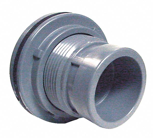 SPEARS CPVC Bulkhead Tank Fitting, 3/4 in Pipe Size, FNPT x FNPT