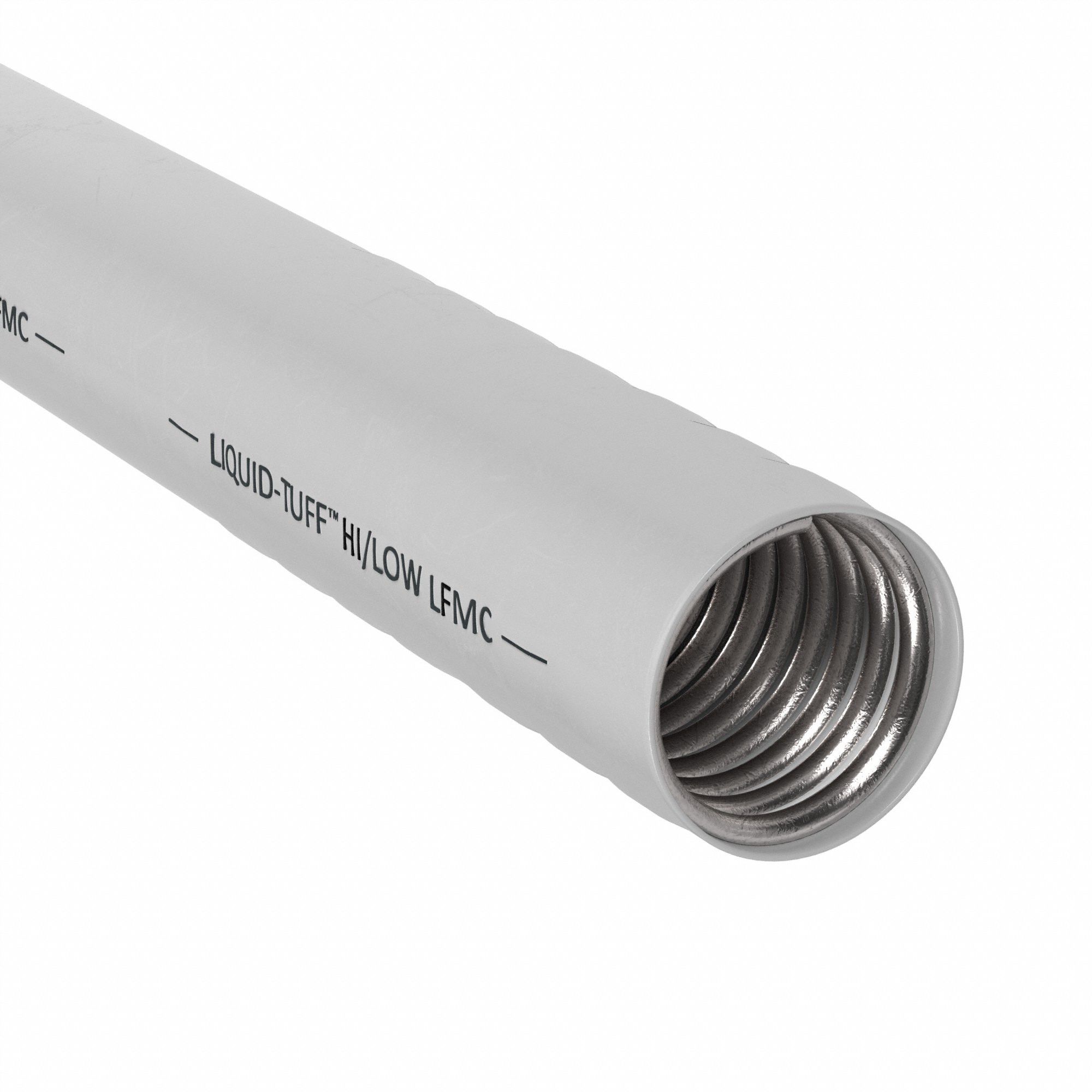 LIQUID-TIGHT FLEX METAL CONDUIT, 1 IN TRADE SIZE, GREY, 25 FT NOMINAL L, 6900