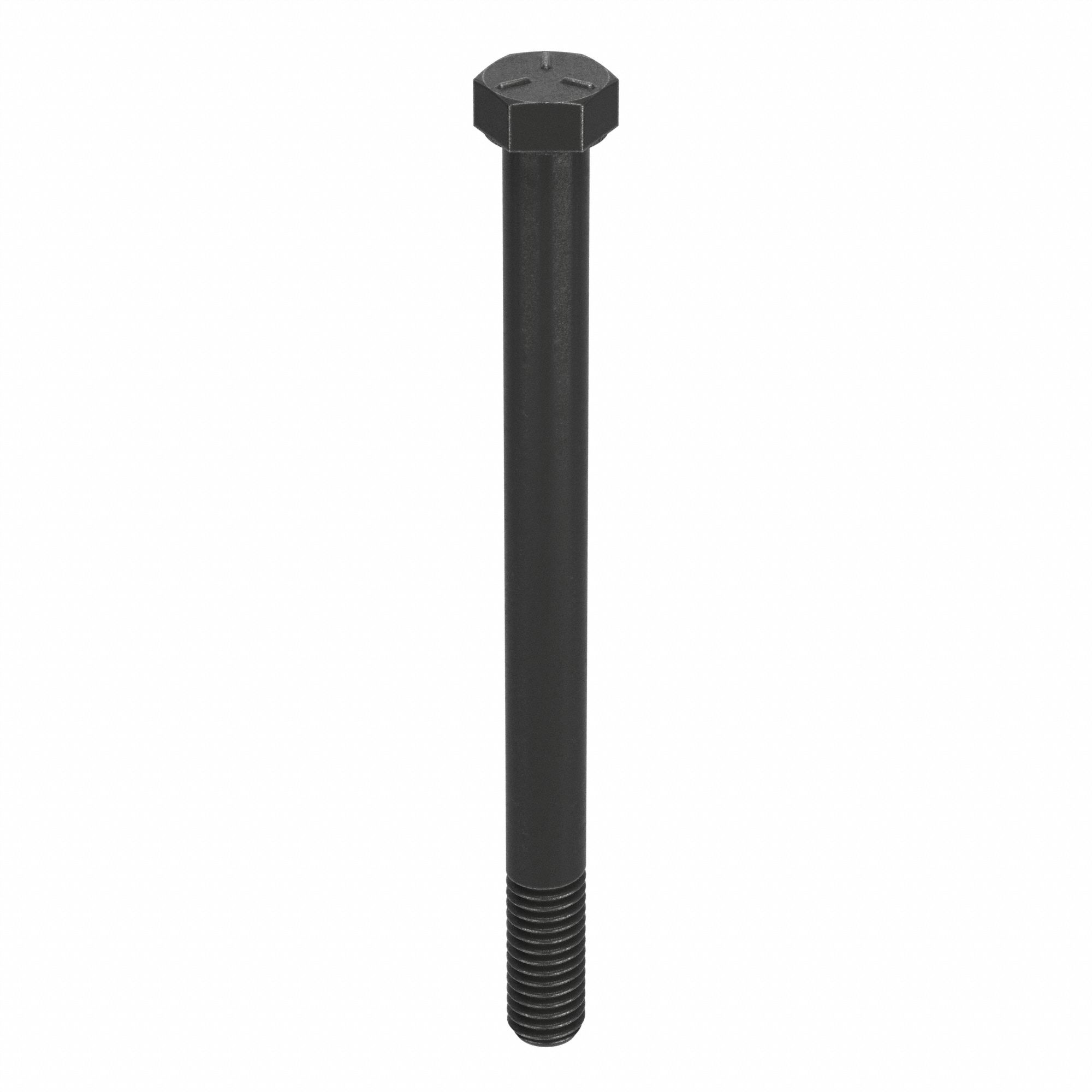 HEX HEAD CAP SCREW, STEEL, GRADE 5, BLACK OXIDE, ⅜