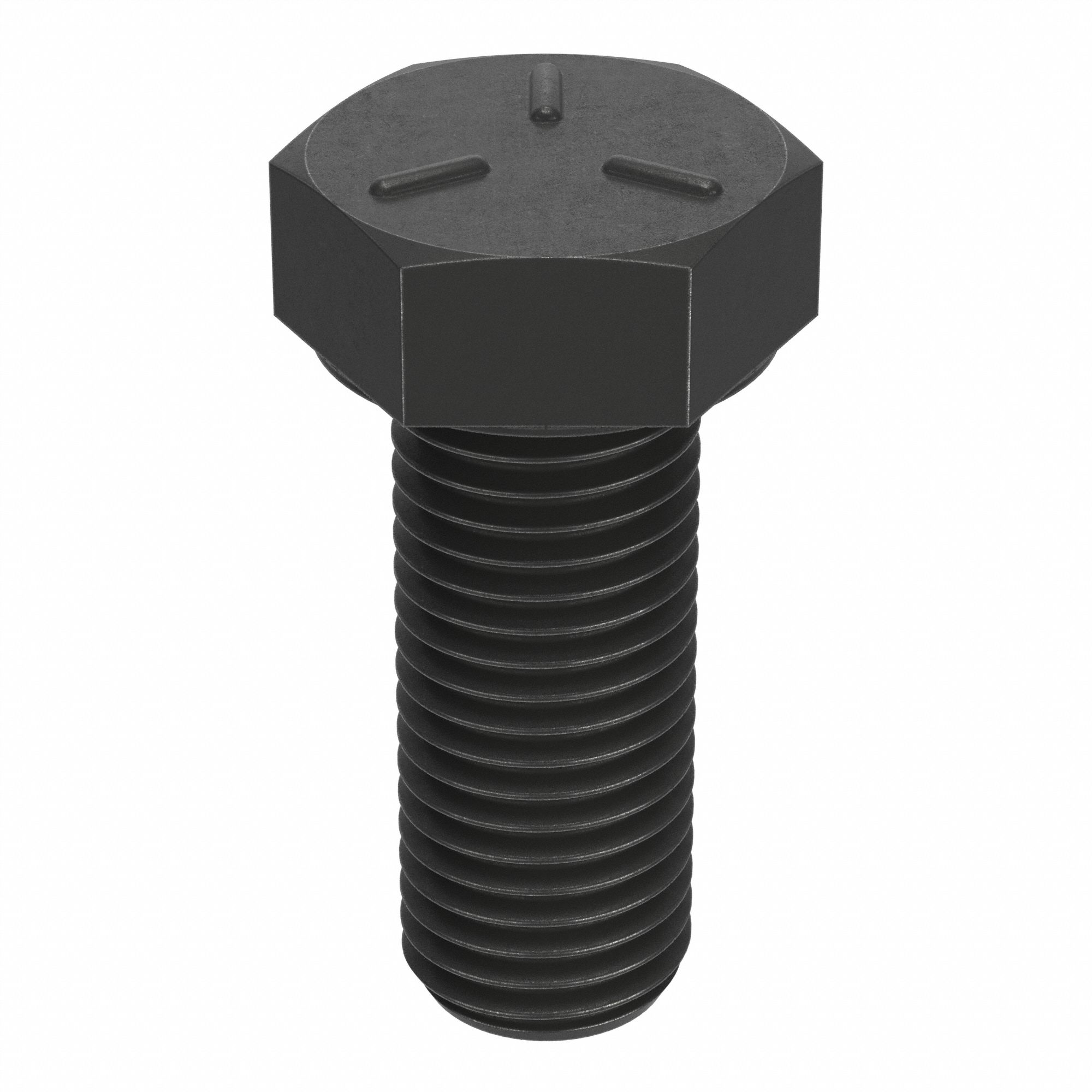 HEX HEAD CAP SCREW, STEEL, GRADE 5, BLACK OXIDE, 1¼