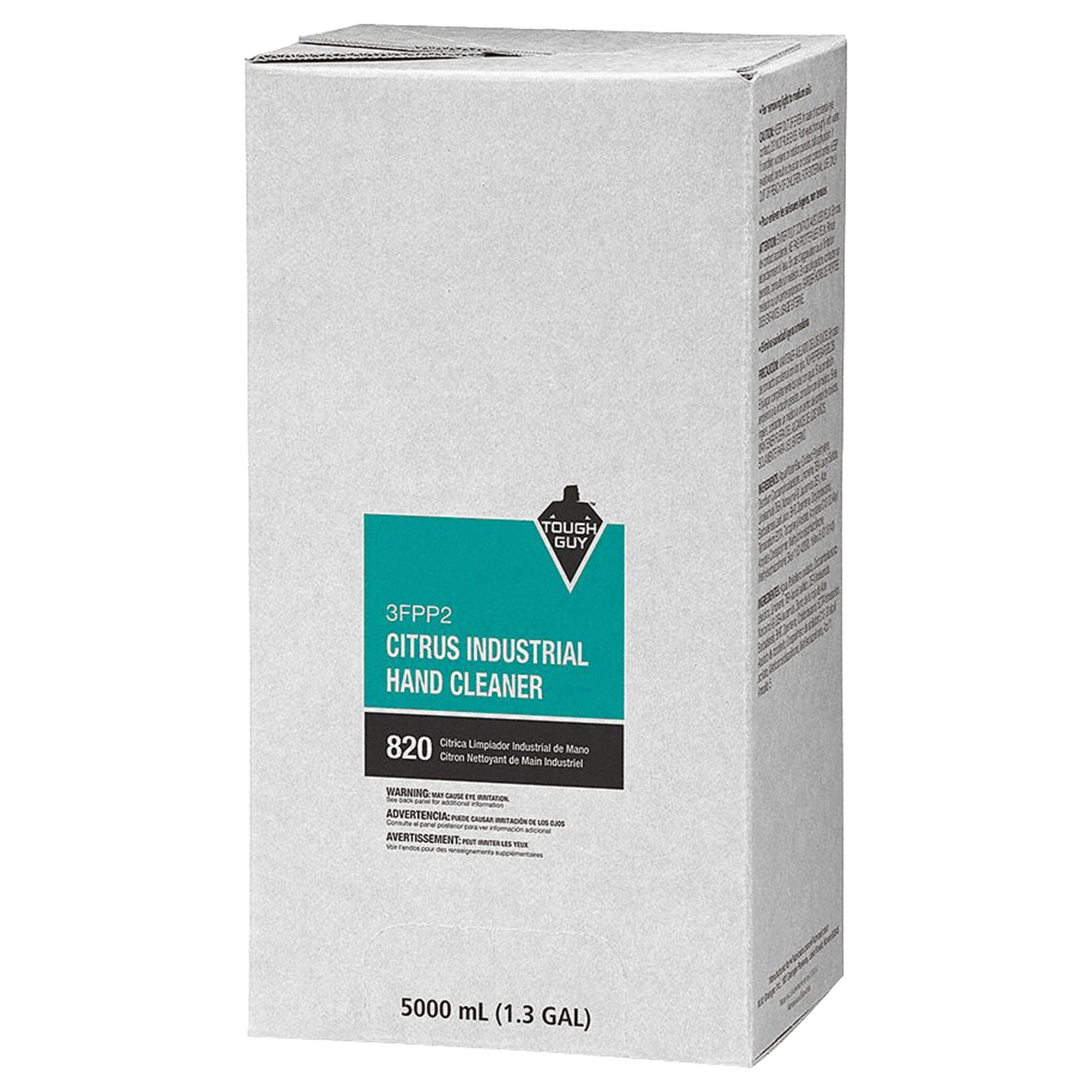 Hand Cleaner: Liquid, 5, 000 mL, Includes Grit, Citrus, Biodegradable/Paraben Free, 2 PK