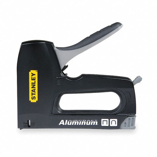 STANLEY 7 in Heavy Duty Wire and Cable Staple Gun, Black 3FRD2CT10X