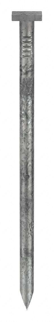 Brads, 1" L, Galvanized, PK2000: Brads, T Head, Smooth, 1 in Overall Lg, Steel, Glue, 2, 000 PK