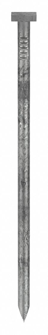 Brads, 1 1/4" L, Galvanized, PK2000: Brads, T Head, Smooth, 1 1/4 in Overall Lg, Glue, 2, 000 PK