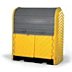 Hardcover Plastic Spill Pallets with Rolltop & Double Doors