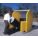 ROLLTOP DRUM SPILL CONTAINMENT SYSTEM, FOR 4 DRUMS, 75 GALLON CAPACITY, YELLOW