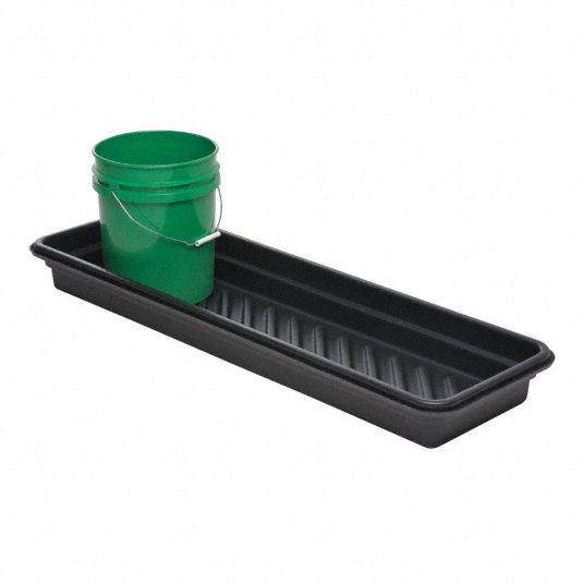 Spill Tray with Drain Coupling and Drip Trays