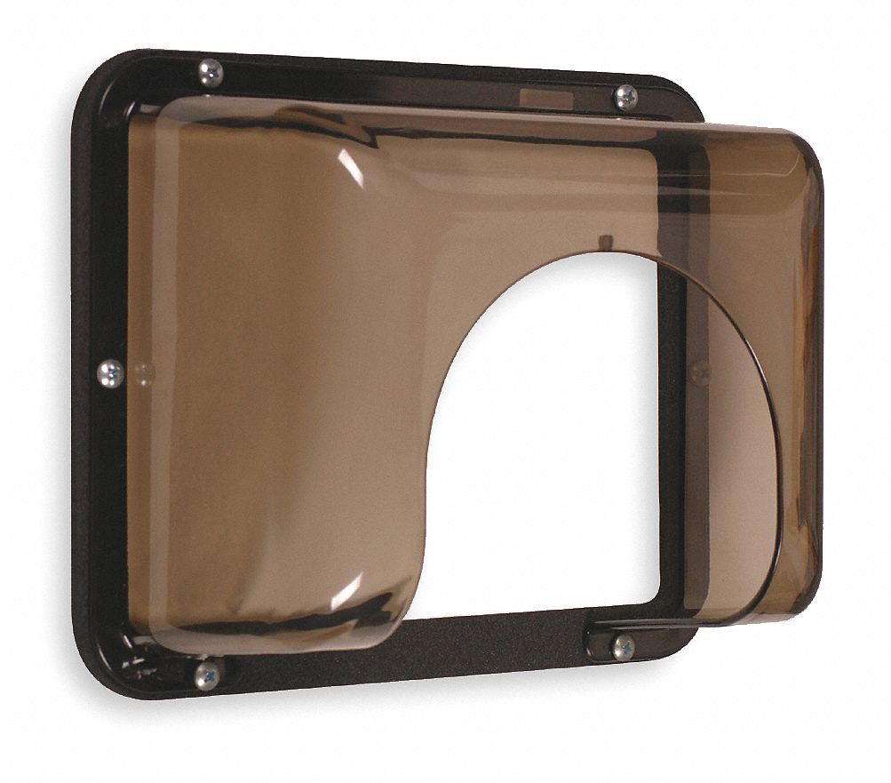 Keypad Cover: Polycarbonate, 6 3/4 in Overall Dp, 4 in Overall Wd