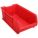 SUPER SIZE BIN, 29⅞ IN OVERALL L, 16½ IN X 11 IN, RED, STACKABLE