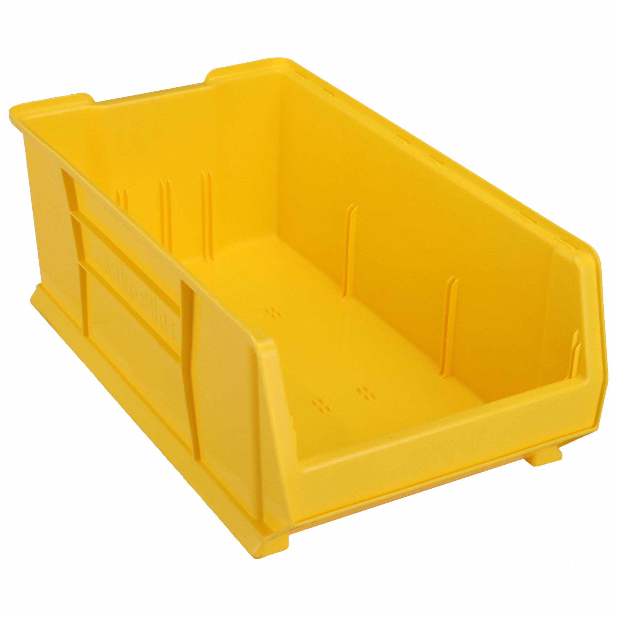 SUPER SIZE BIN, 29⅞ IN OVERALL L, 16½ IN X 11 IN, YELLOW, STACKABLE