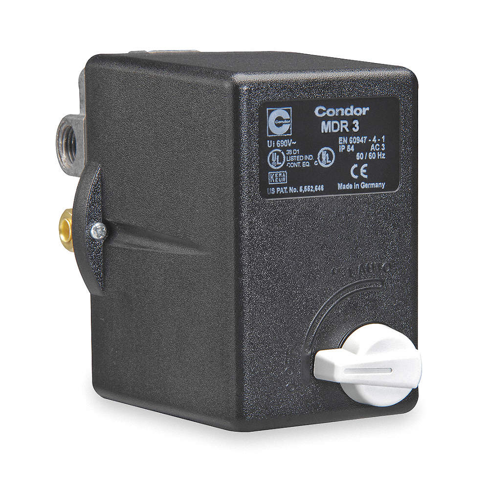 Condor MDR3 Pressure Switch for Air Compressor 