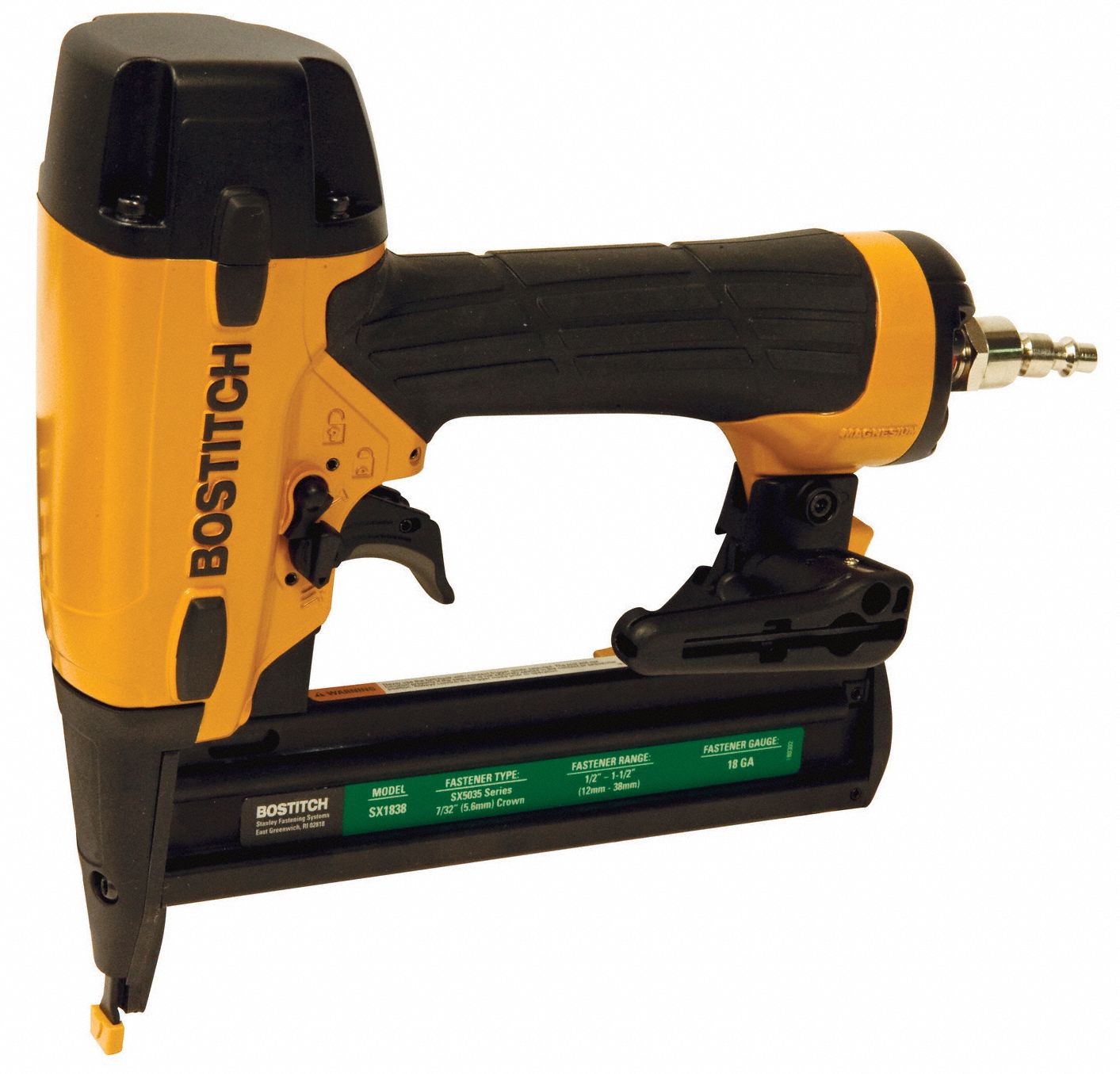 Bostitch Air Powered Staple Gun 120 Psi Combination Firing Mode