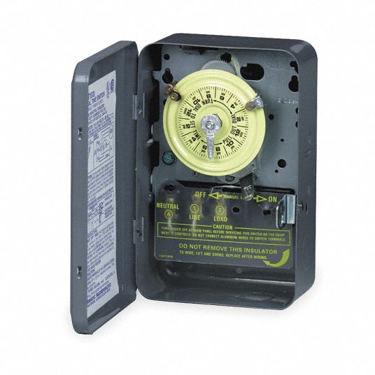 INTERMATIC Electromechanical Timer 24 hr Nominal Max. Time Setting