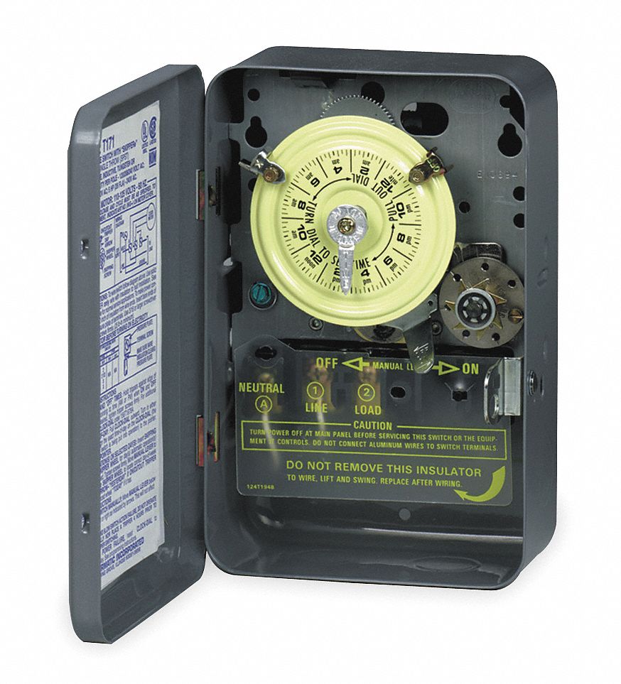 INTERMATIC Electromechanical Timer, 208 to 277V AC Voltage, 40 A Amps