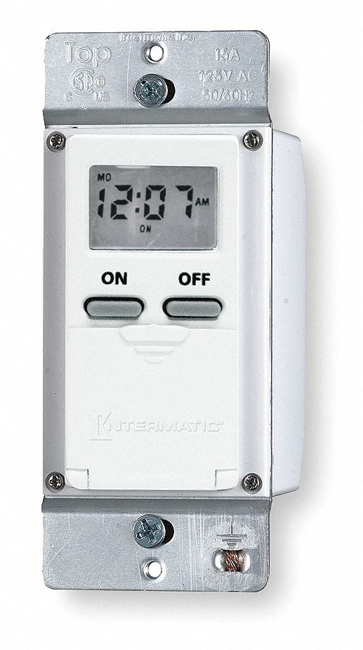 3FWZ1 - Digital Timer 7-Day SPST 120 V White