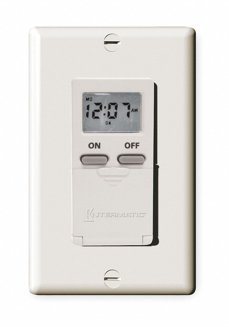 3FWZ2 - Digital Timer 7-Day SPST 120 V Almond