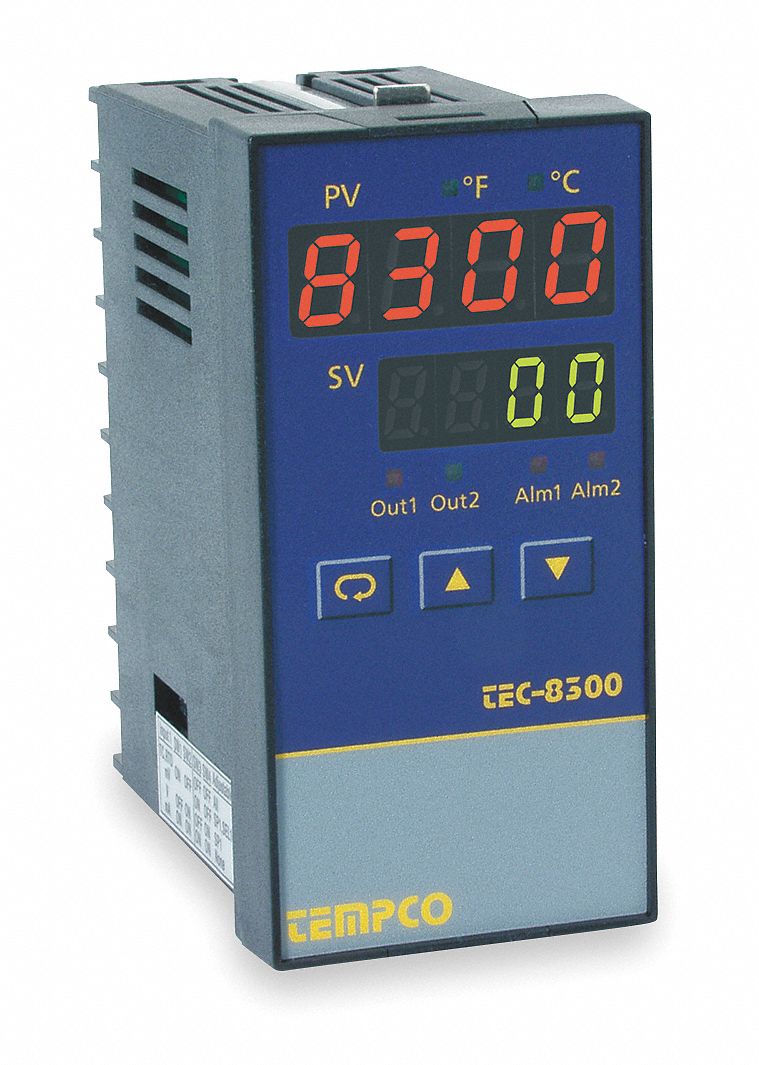 TEMPCO Temperature Controller, Digital, Universal Programmable, 1/8 DIN