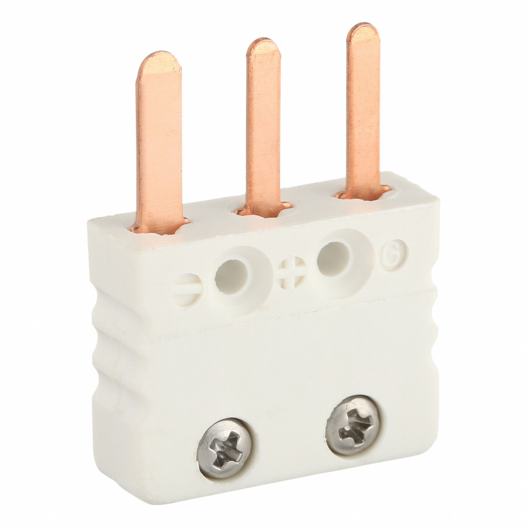 THERMOCOUPLE PLUG, PLUG, WHITE, FOR TYPE CU THERMOCOUPLE TYPE