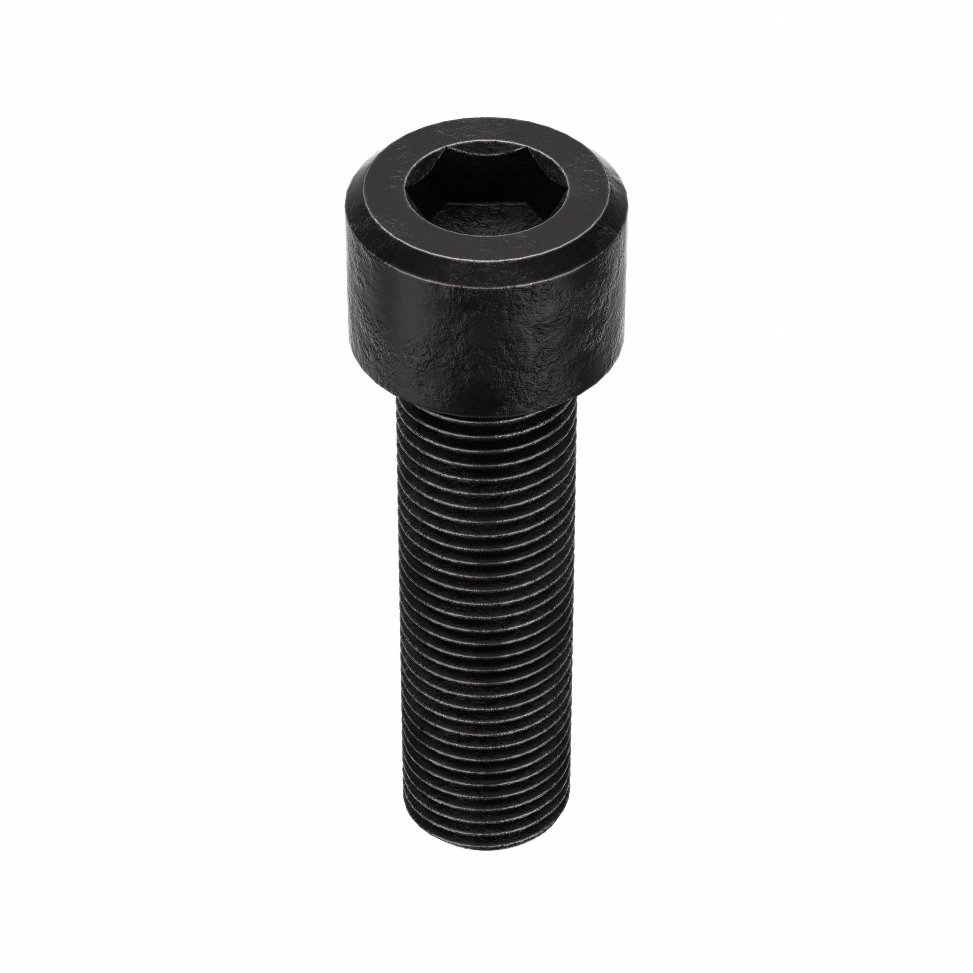 SOCKET HEAD CAP SCREW, ½"-20 THREAD SIZE, 1¾ IN L, STANDARD, BLACK OXIDE, STEEL, UNF, 10 PK