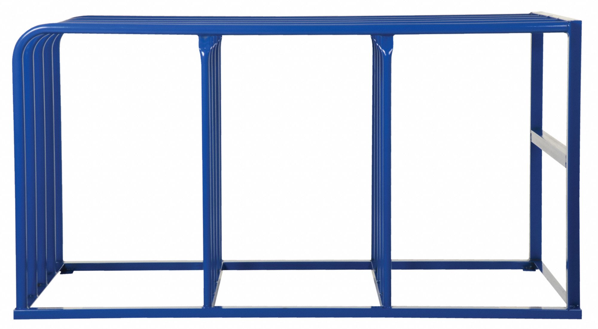 GRAINGER APPROVED Vertical Sheet Storage Rack 4 Bays, 50 in x 84 in x