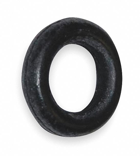 Stem O-Ring: Chicago Faucets, Plastic, Elastomer, Cartridge, 3/32 in Overall Ht
