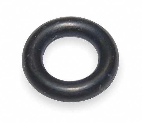 O-Ring: Chicago Faucets, Elastomer, Black, Cartridge, 1/8 in Overall Ht