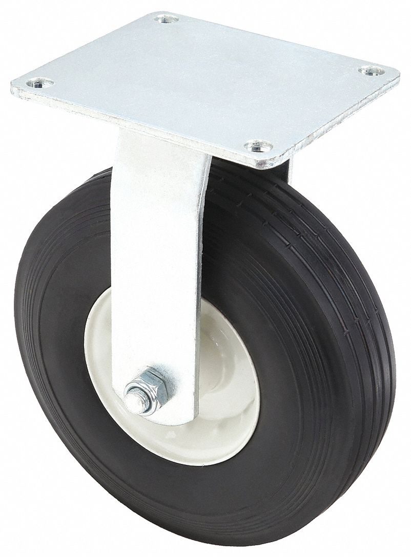 RIGID SEMI-PNEUMATIC CASTER,2-1/2IN
