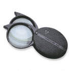 FOLDING POCKET MAGNIFIER, 4X TO 9X POWER, 1.1 IN/2.5 IN FOCAL DISTANCE, 23MM LENS DIA