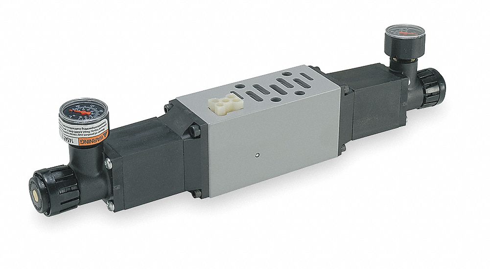 Manifold Air Regulator: 3 cfm Max Flow Rate, 5 psi to 125 psi, 120°F Max Op Temp, 5599-1