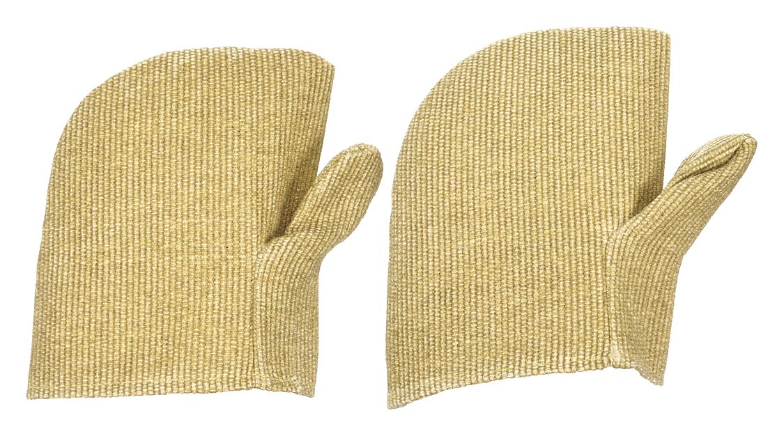 Thermal Mittens, Brown,