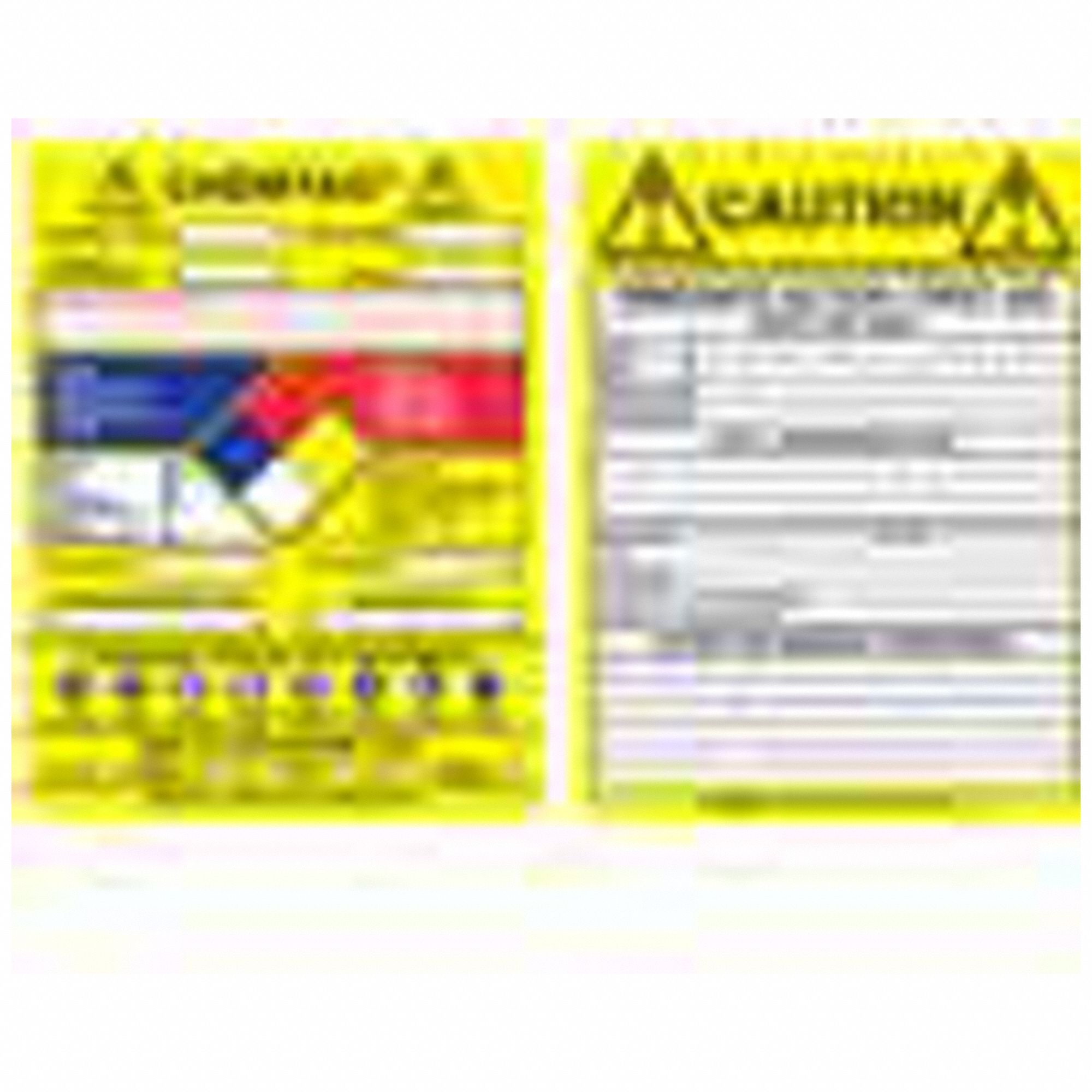 Tag Insert: Plastic, Rectangle, 5 3/4 in Ht, 7 5/8 in Wd, 0.015 in Thick, English, 100 PK