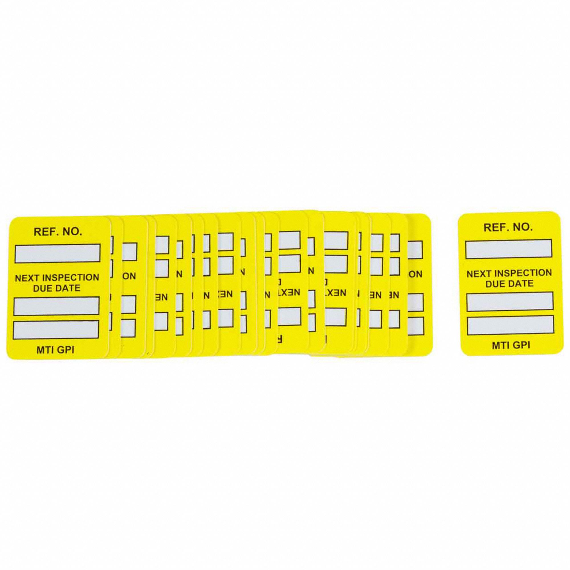 TagInsert Multicolor 1-3/4inH PK100