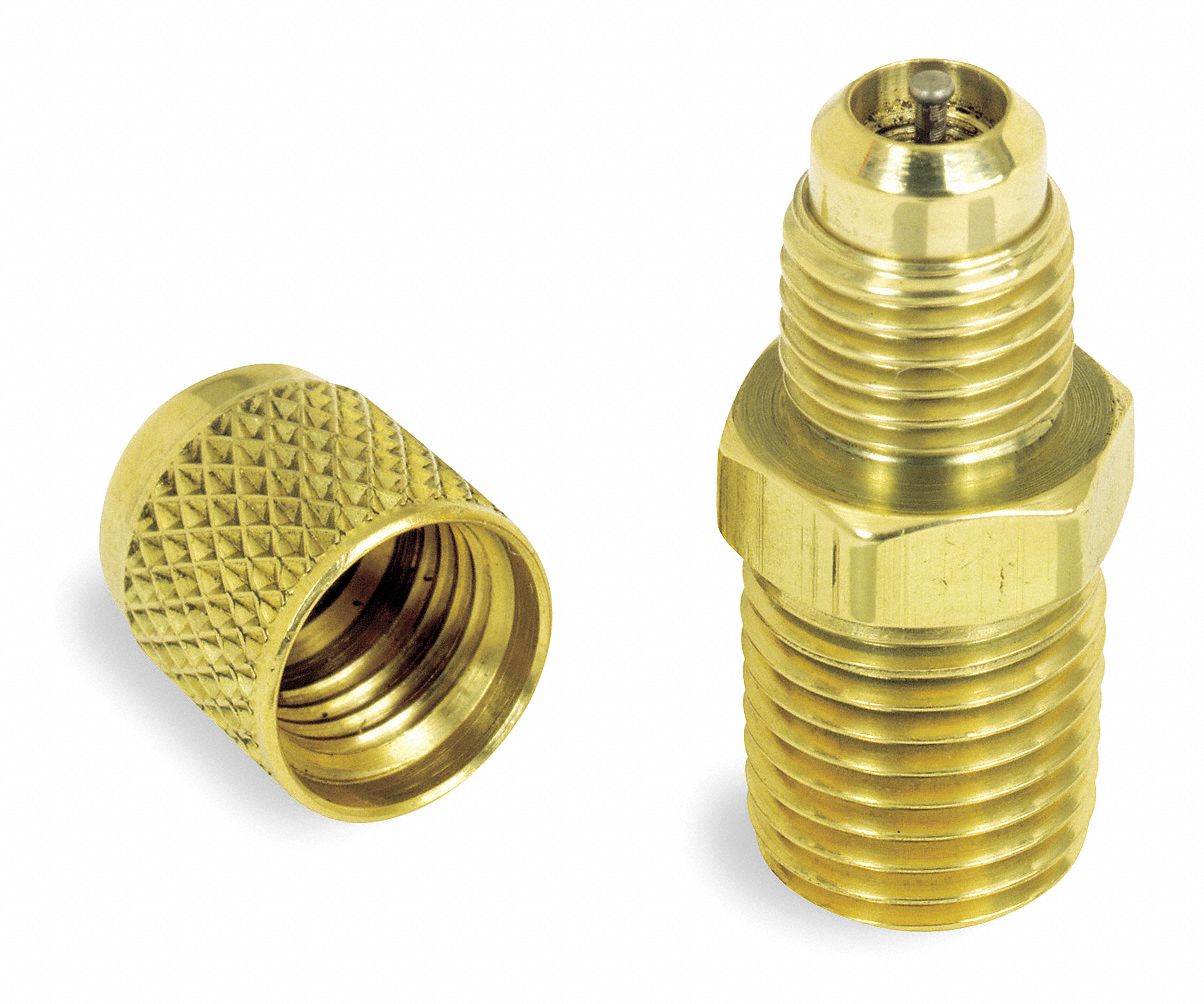 ACCESS VALVE,HALF UNION,1/4 MPT,PK