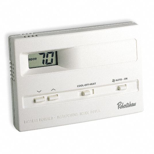 ROBERTSHAW Low Voltage TStat, Stages Cool 1, Stages Heat 1 3GD24