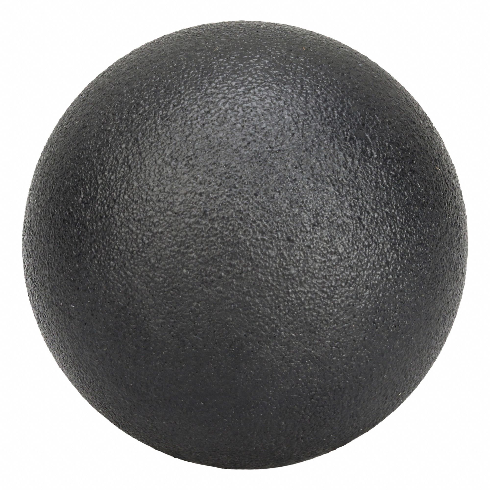 Hand Knob: Ball, Plastic w/ Steel Thread, 5/16"-18 Thread, 1.88 in Dia