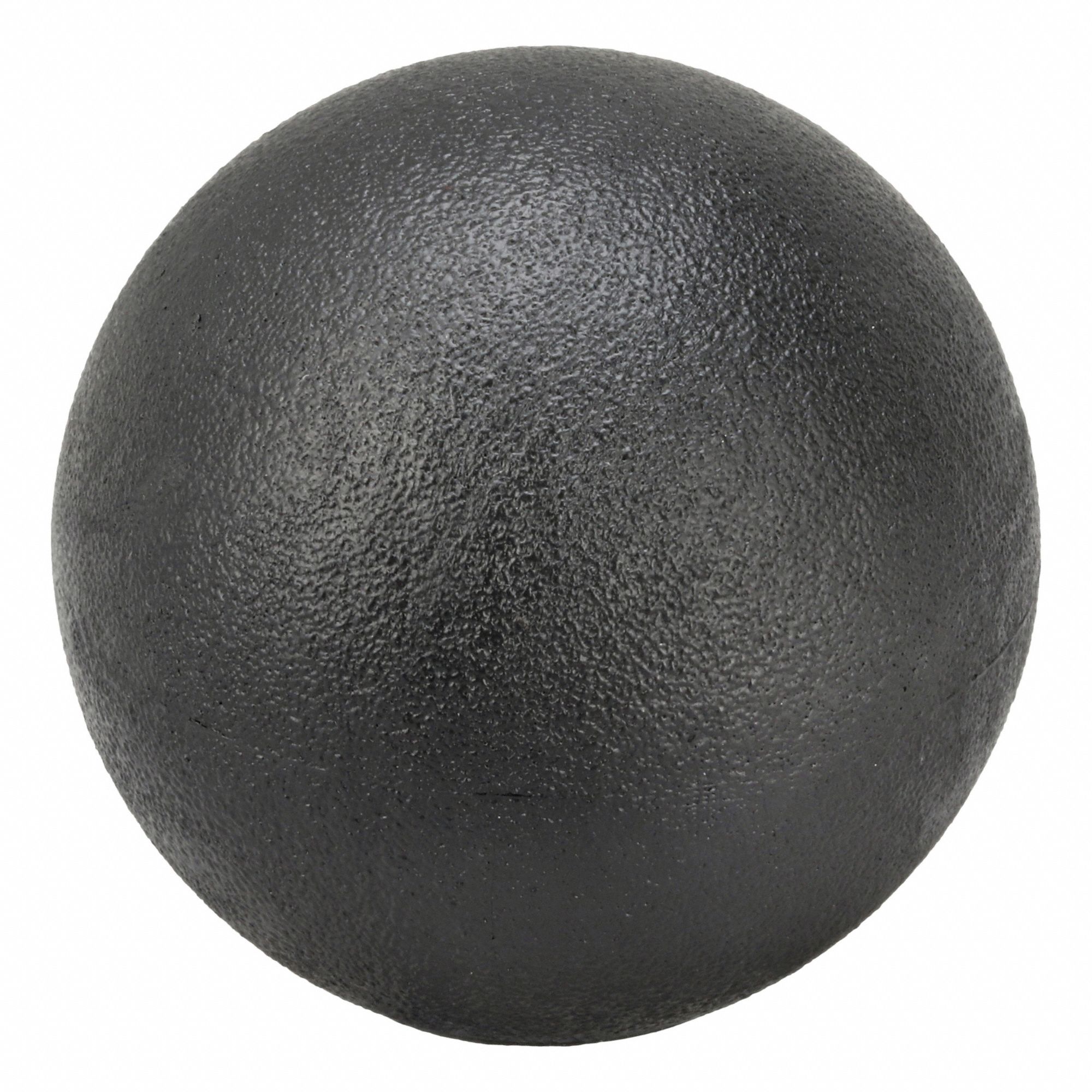 Hand Knob: Ball, Plastic w/ Steel Thread, 3/8"-16 Thread, 1.88 in Dia