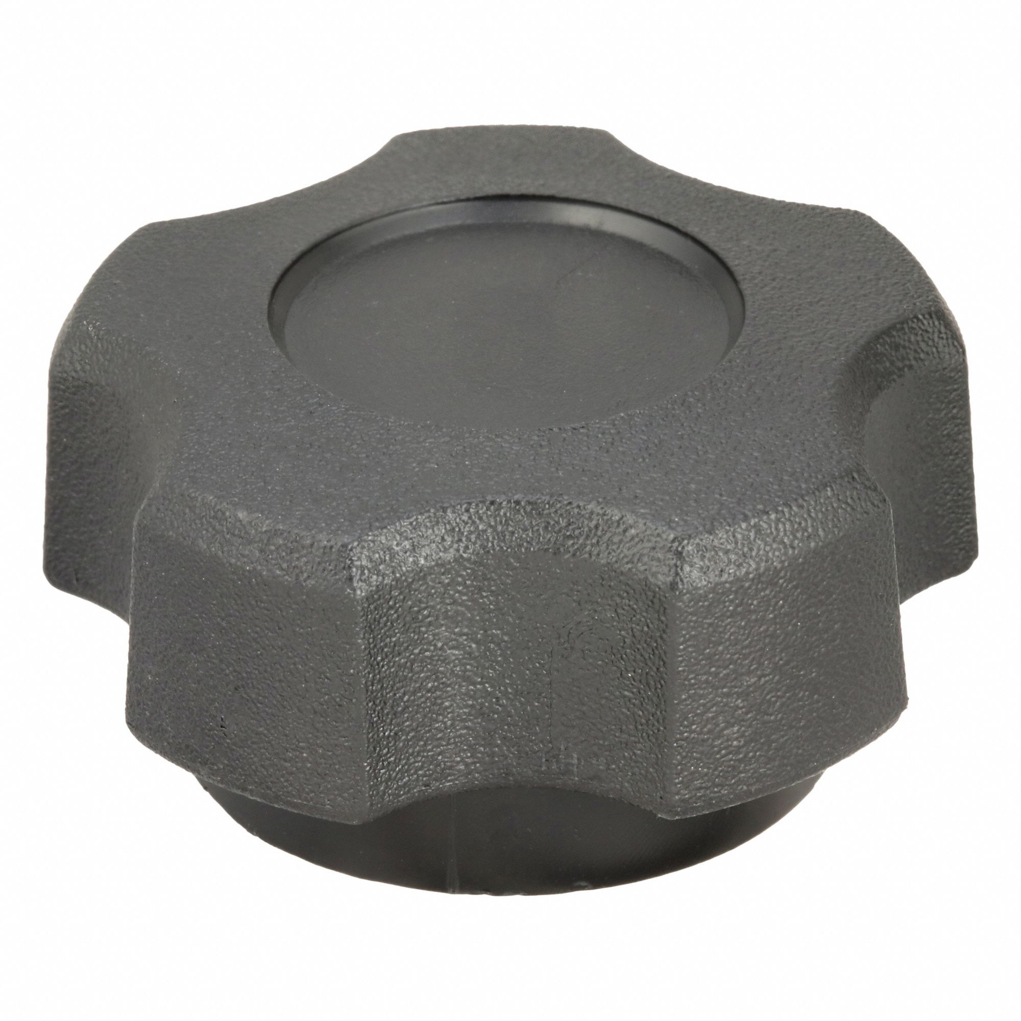 Hand Knob: 5 Point, Plastic w/ Steel Thread, 5/16"-18 Thread, 1.72 in Dia