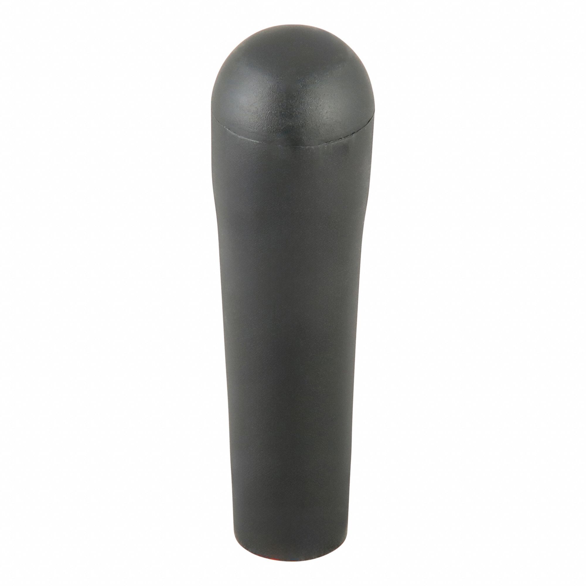 Hand Knob: Tapered, Plastic w/ Steel Thread, 1/2"-13, 1.11 in Dia