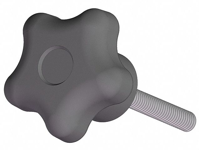 INNOVATIVE COMPONENTS GN6C----5S4--21 Hand Knob,Through Hole,3/8"-16 
