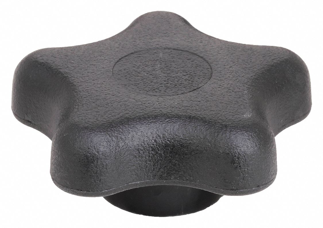 STAR HAND KNOB, 1-3/4 IN, BLIND, 1/4