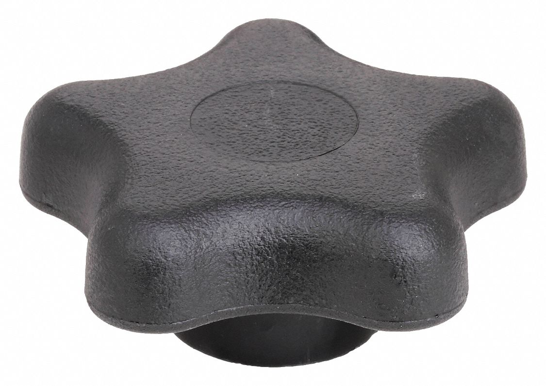 STAR HAND KNOB, 2-1/4 IN, BLIND, 1/4"-20 THREAD