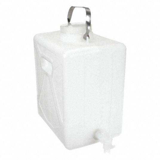 Polyethylene (PE), Rectangular Carboy, 5 gal - Grainger