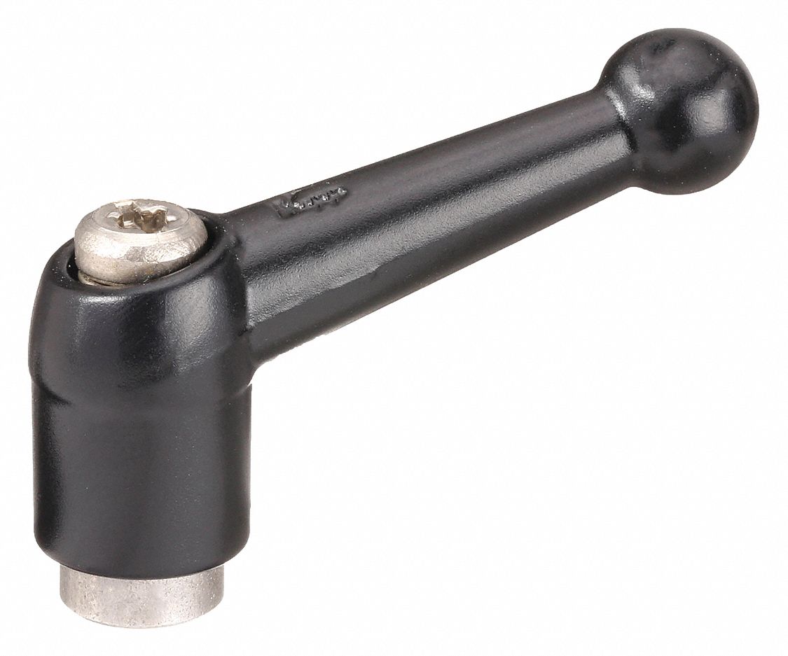 KIPP ADJUSTABLE HANDLE, 5/16"18 THREAD, INTERNAL THREADS, STAINLESS