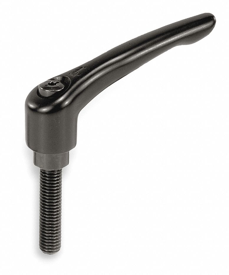 KIPP Adjustable Handle: Teardrop, Zinc Handle, 3/8